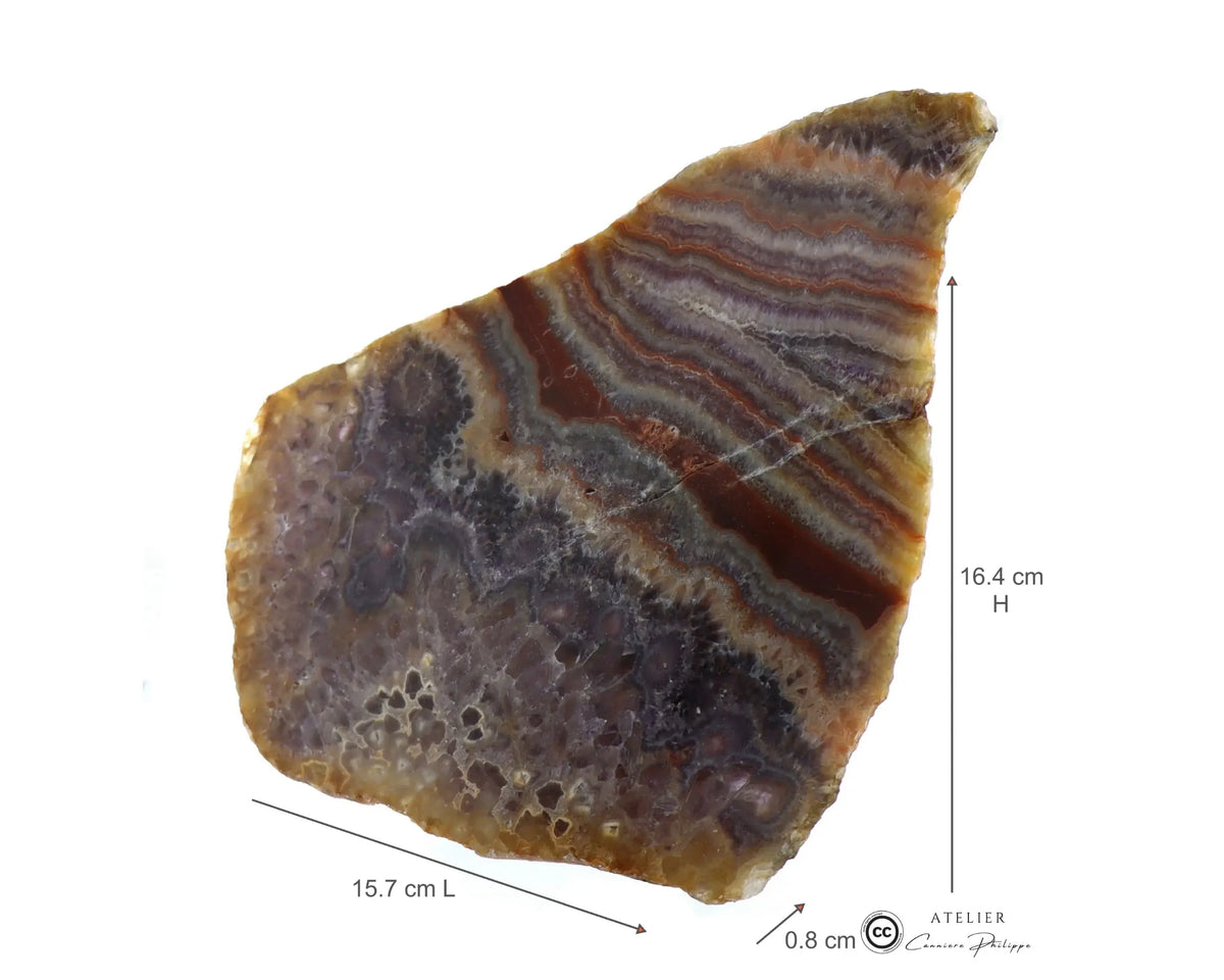 Plaque Agate Zonée 1 Ma boutique
