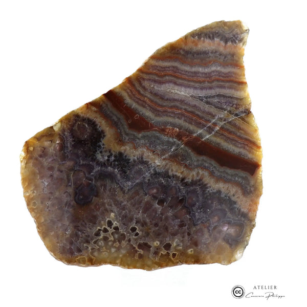 Plaque Agate Zonée 1 Ma boutique
