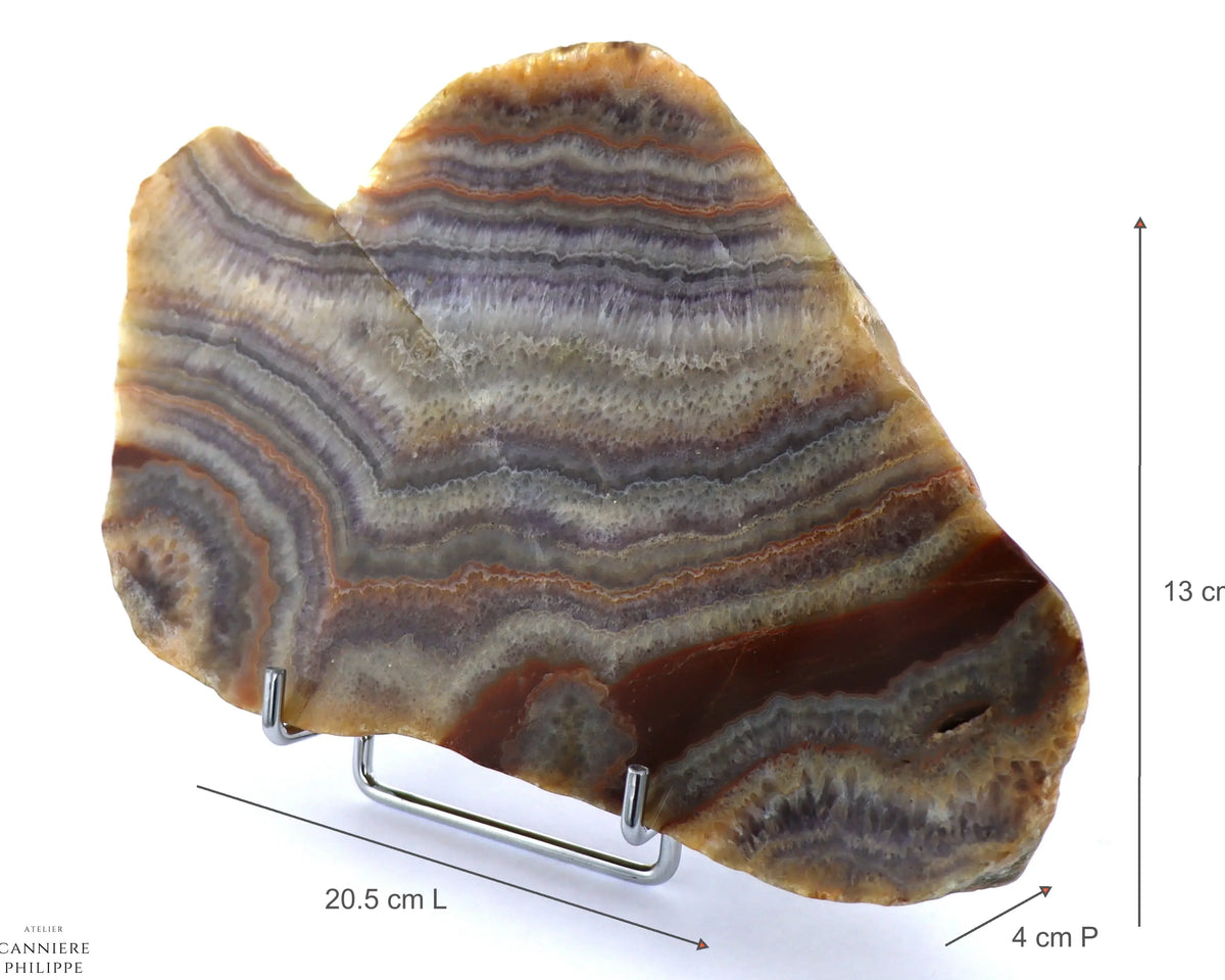Plaque Agate Zonée 2 Ma boutique