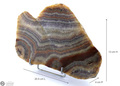 Plaque Agate Zonée 2 Ma boutique