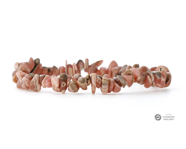 Bracelet Rhodochrosite Baroque (Chips) Ma boutique
