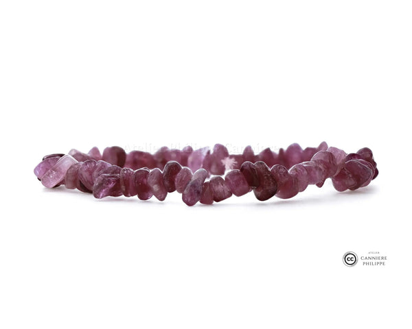 Bracelet Tourmaline Rose Baroque (Chips) Ma boutique