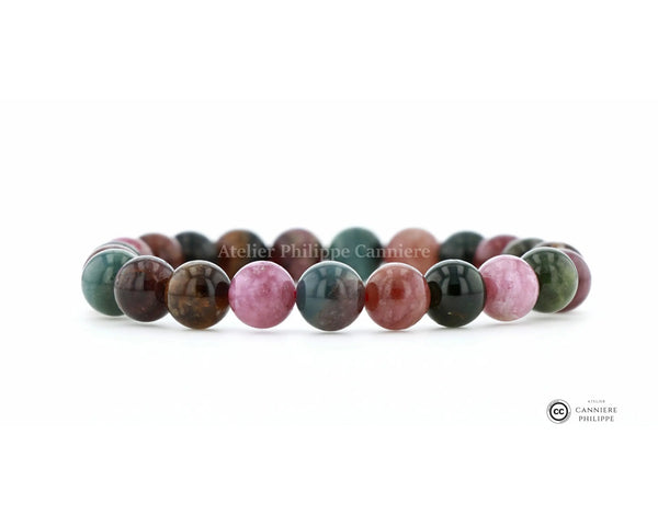 Bracelet Tourmaline Polychrome Perle Ma boutique