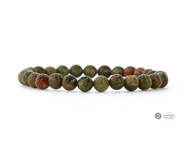 Bracelet Unakite Perle Ma boutique