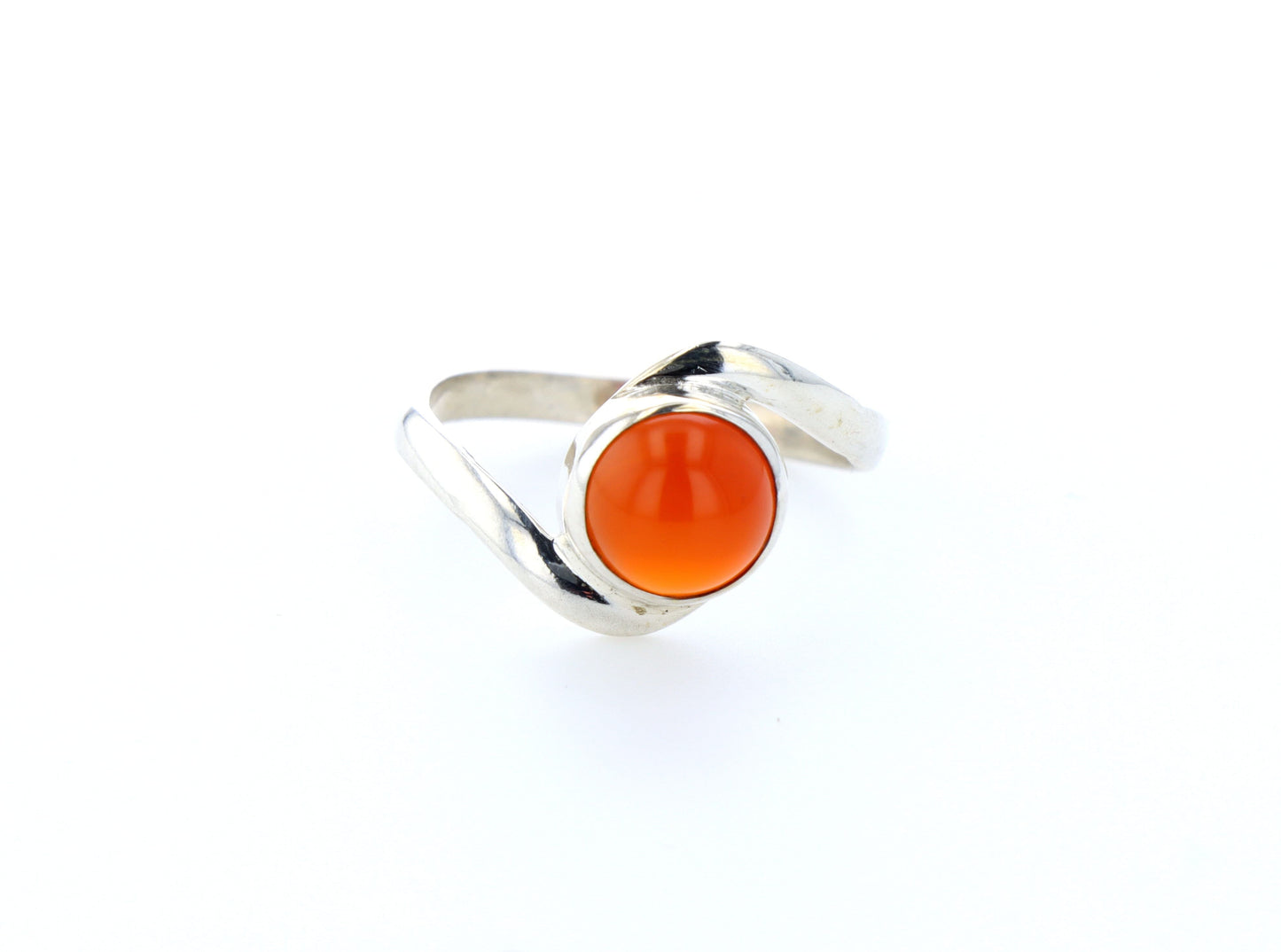 Bague cornaline naturelle｜Argent 925