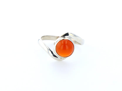 Bague cornaline naturelle｜Argent 925