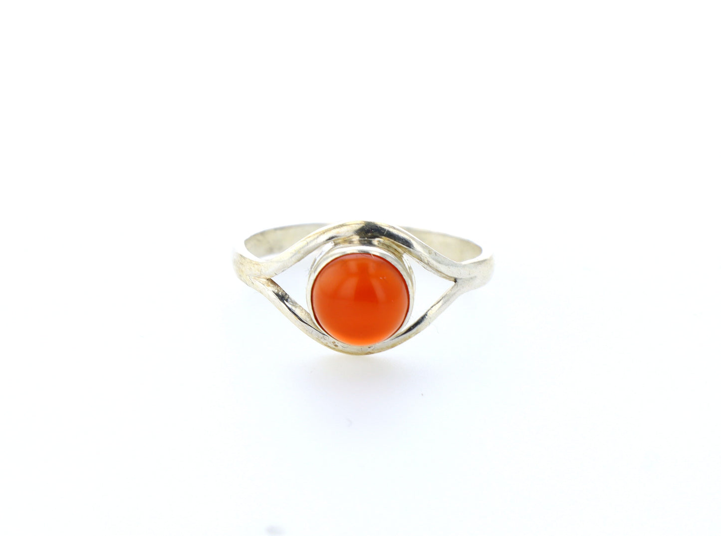 Bague cornaline naturelle｜Argent 925
