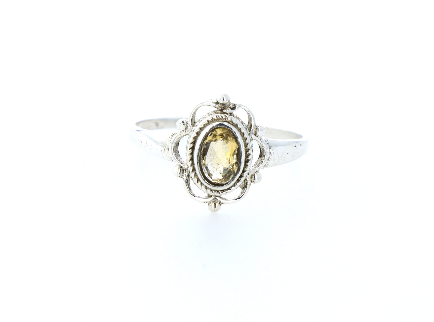 Bague Citrine naturelle｜Argent 925