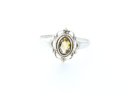 Bague Citrine naturelle｜Argent 925