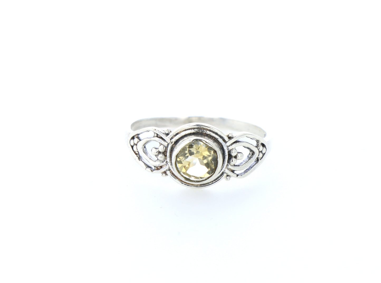 Bague Citrine naturelle｜Argent 925