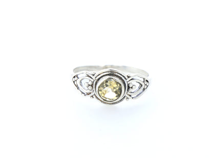 Bague Citrine naturelle｜Argent 925