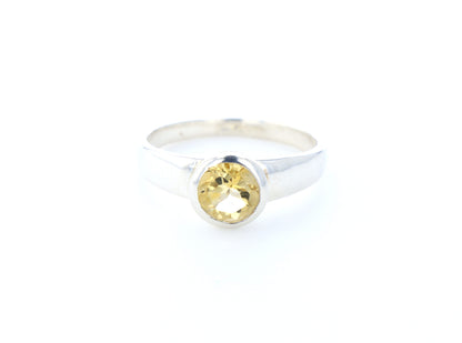 Bague Citrine naturelle｜Argent 925