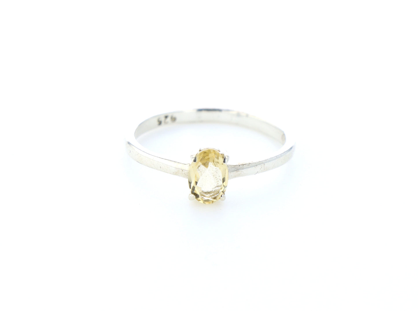 Bague Citrine naturelle｜Argent 925