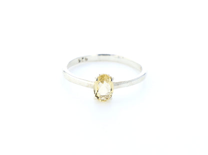 Bague Citrine naturelle｜Argent 925