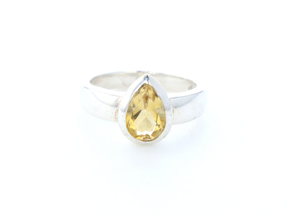 Bague Citrine naturelle｜Argent 925