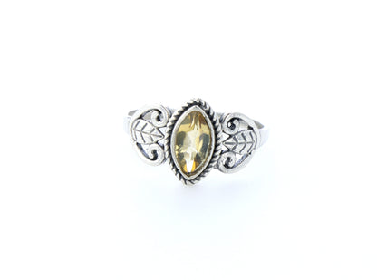 Bague Citrine naturelle｜Argent 925