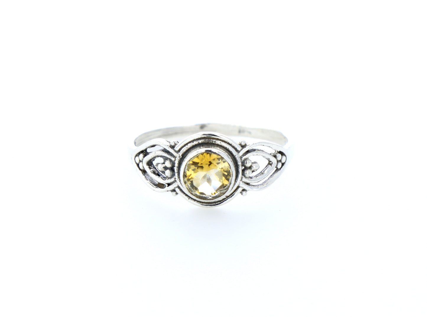 Bague Citrine naturelle｜Argent 925