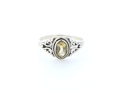 Bague Citrine naturelle｜Argent 925