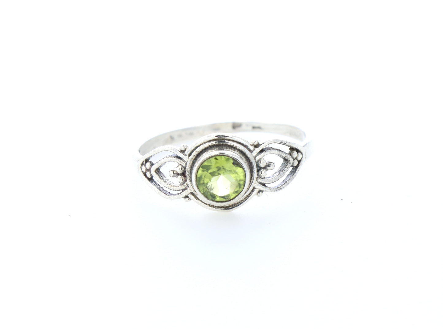 Bague Péridot naturelle｜Argent 925