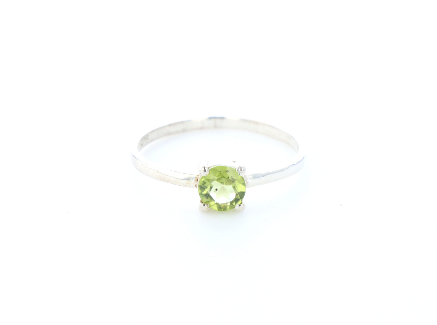 Bague Péridot naturelle｜Argent 925