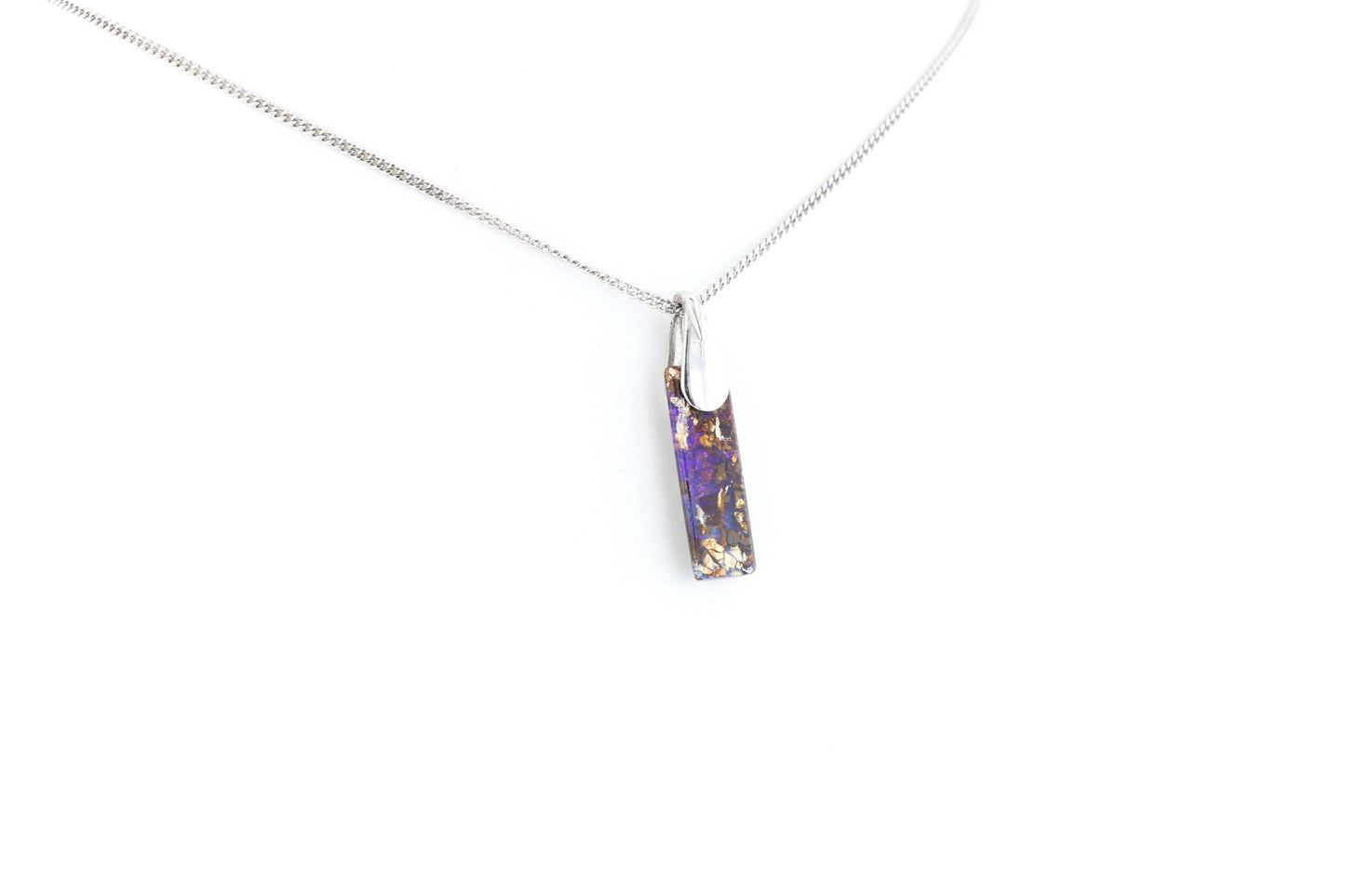 Pendentif Opale Bois Fossile 2 La Taillerie