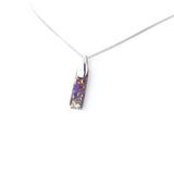 Pendentif Opale Bois Fossile 2 La Taillerie