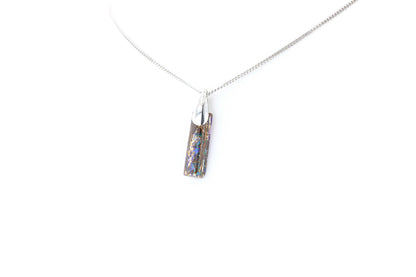 Pendentif Opale Bois Fossile 2 La Taillerie