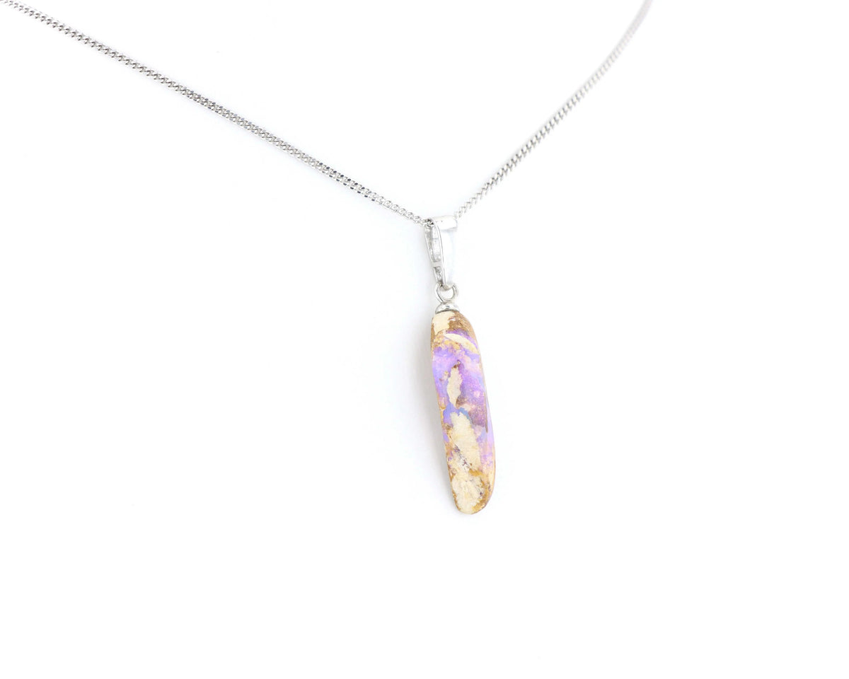 Pendentif Opale Bois Fossile 8 La Taillerie