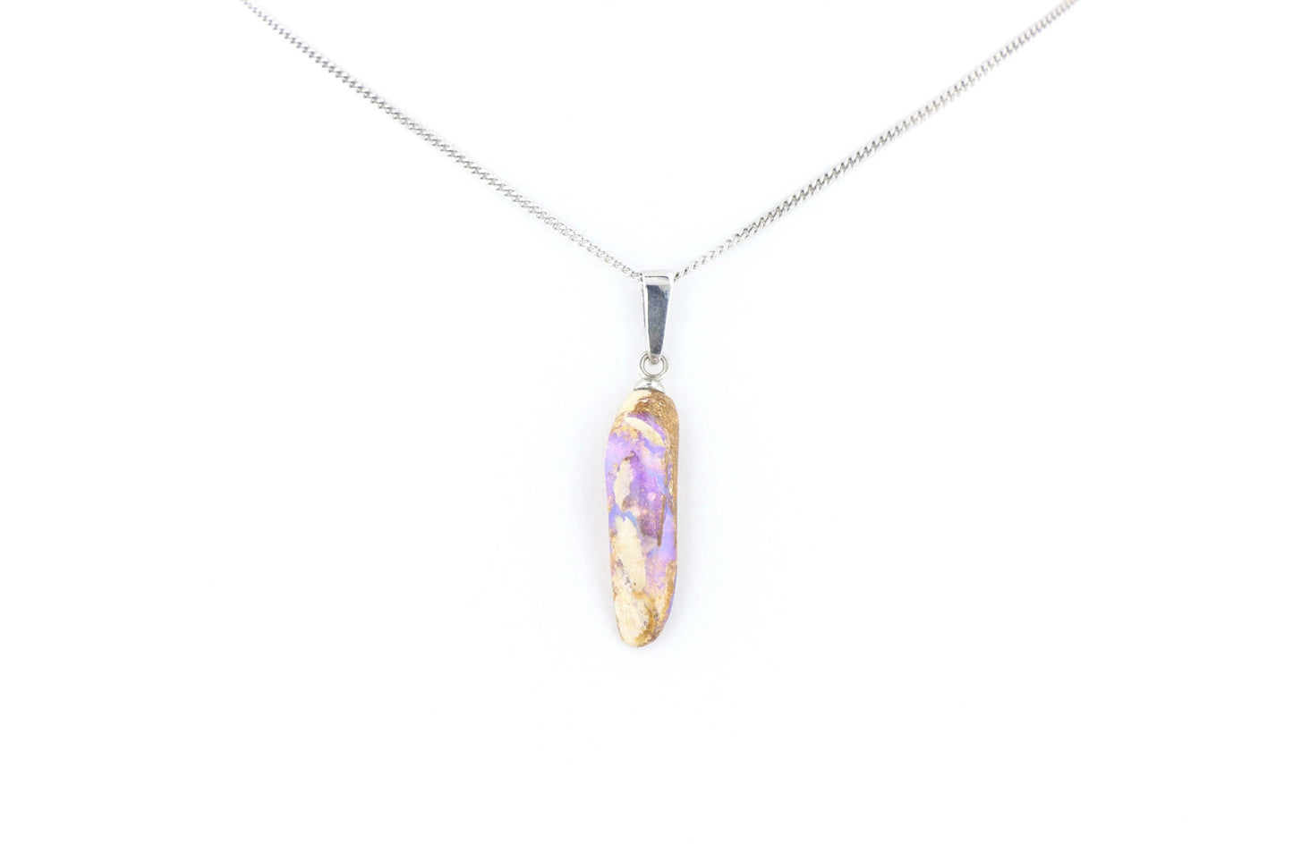 Pendentif Opale Bois Fossile 8 La Taillerie