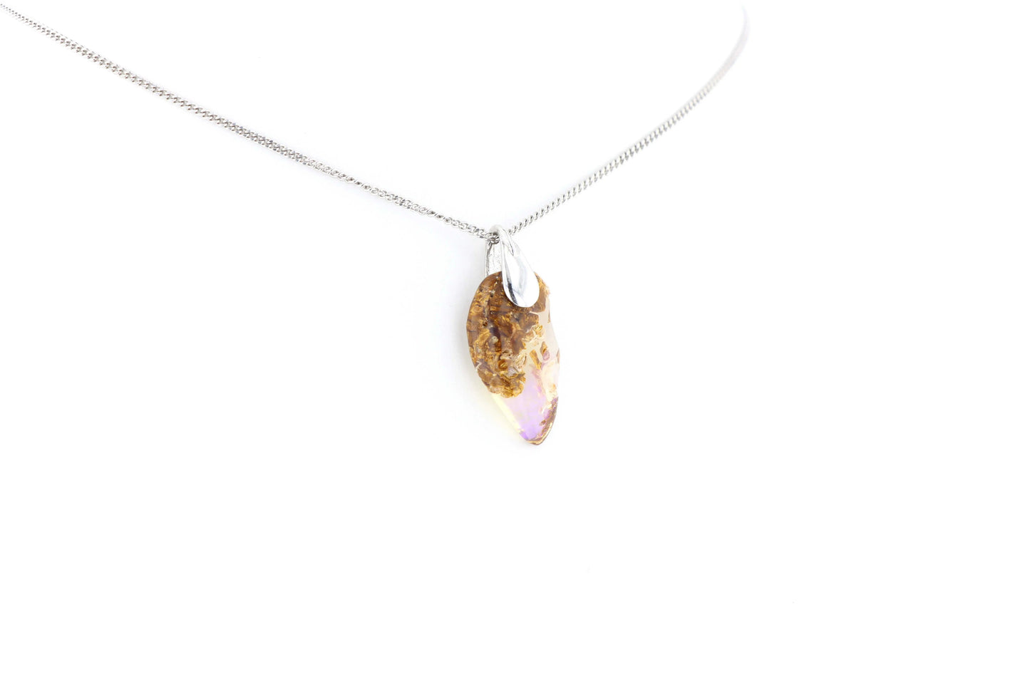 Pendentif Opale Bois Fossile 11 La Taillerie