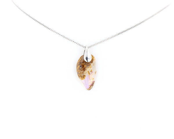 Pendentif Opale Bois Fossile 11 La Taillerie