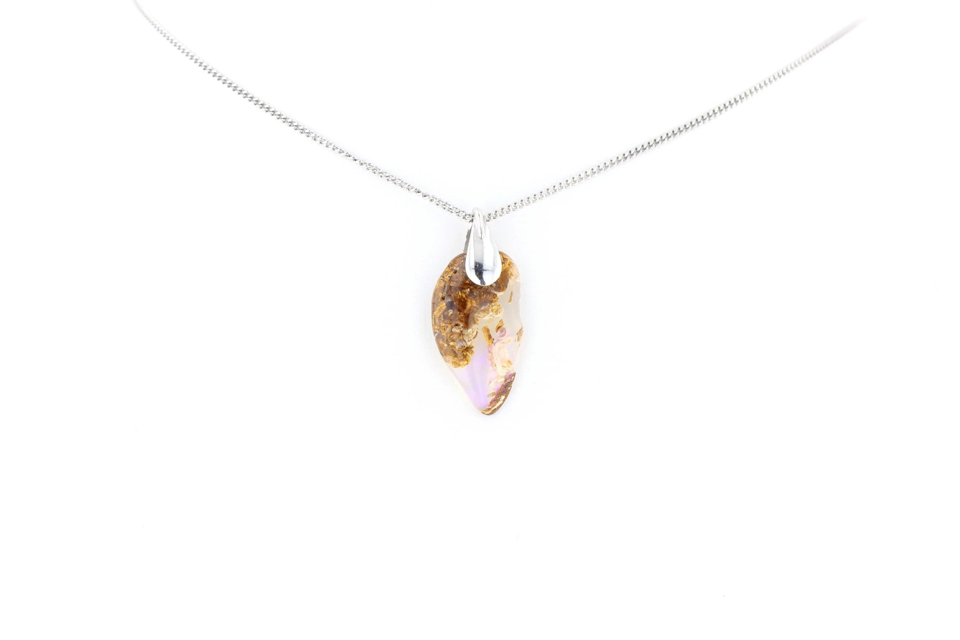 Pendentif Opale Bois Fossile 11 La Taillerie