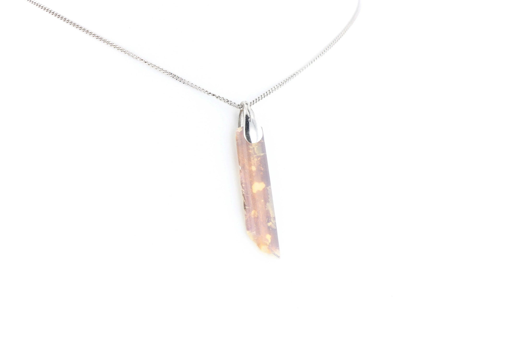 Pendentif Opale Bois Fossile 12 La Taillerie