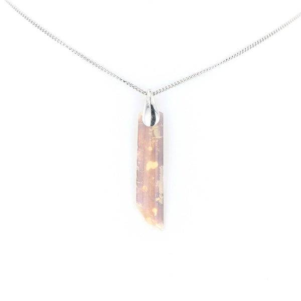 Pendentif Opale Bois Fossile 12 La Taillerie