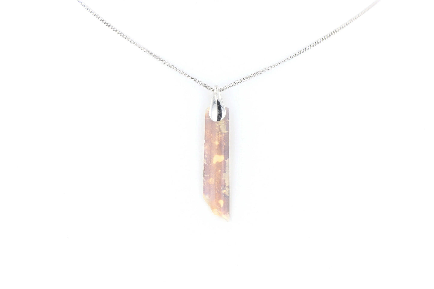 Pendentif Opale Bois Fossile 12 La Taillerie