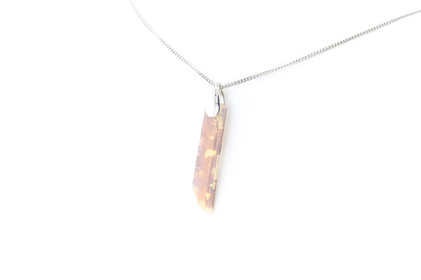 Pendentif Opale Bois Fossile 12 La Taillerie