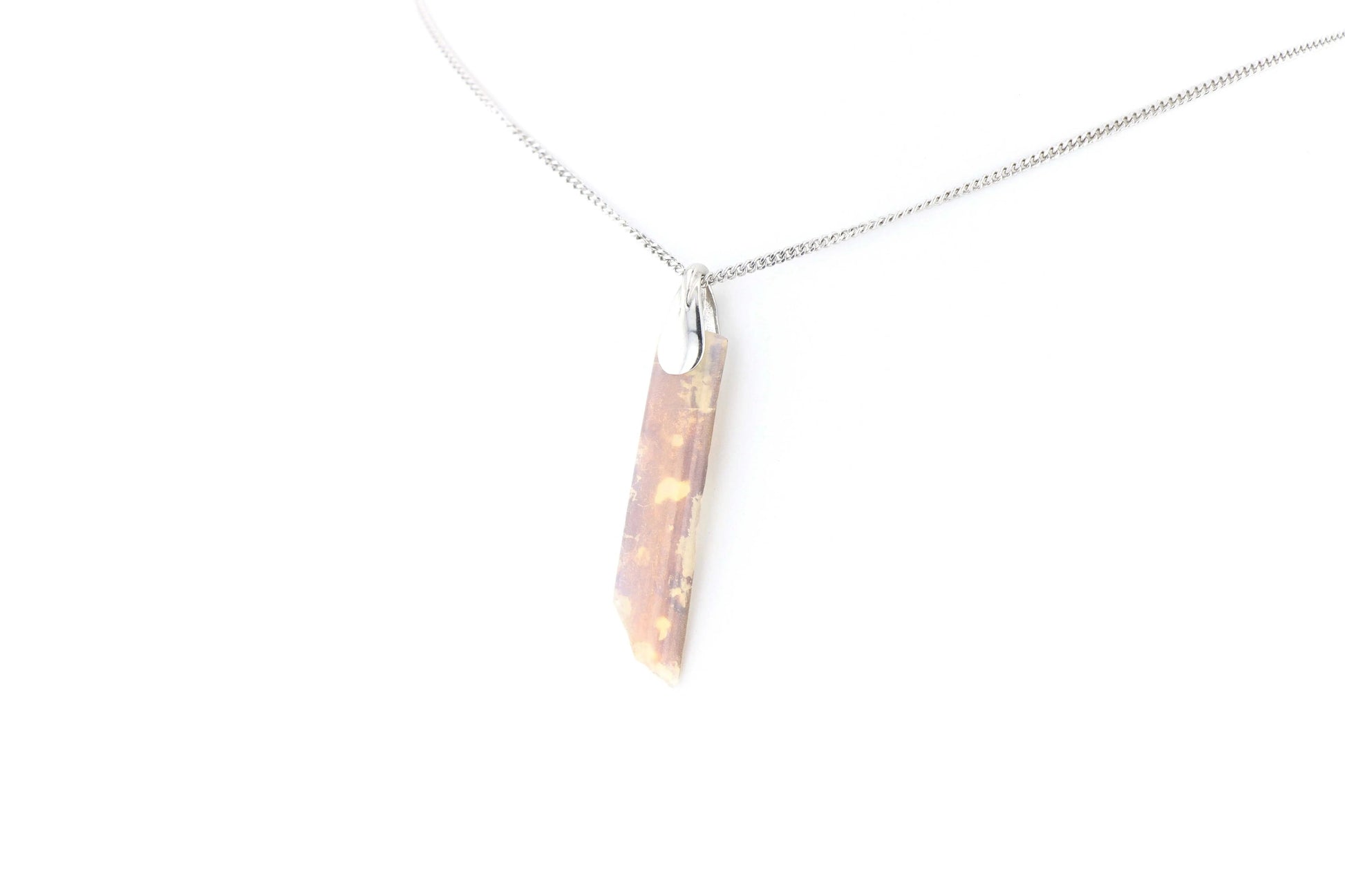 Pendentif Opale Bois Fossile 12 La Taillerie
