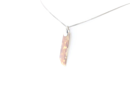 Pendentif Opale Bois Fossile 12 La Taillerie
