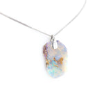 Pendentif Opale Bois Fossile 13 La Taillerie