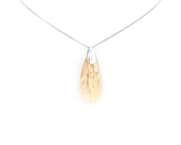 Pendentif Opale Bois Fossile 17 La Taillerie
