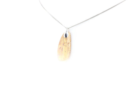 Pendentif Opale Bois Fossile 17 La Taillerie