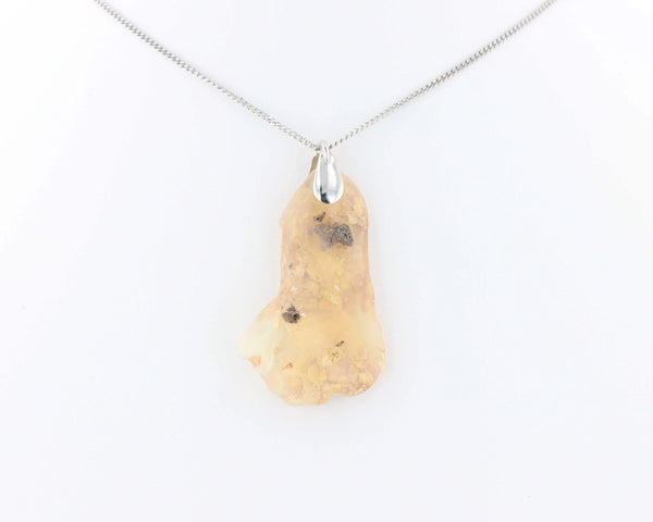 Pendentif Opale Bois Fossile 4 La Taillerie