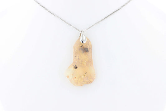 Pendentif Opale Bois Fossile 4 La Taillerie