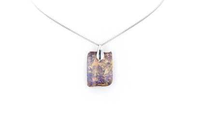 Pendentif Opale Bois Fossile 6 La Taillerie