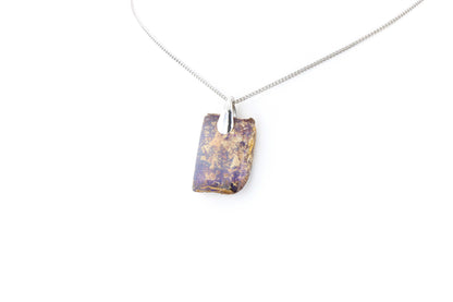 Pendentif Opale Bois Fossile 6 La Taillerie