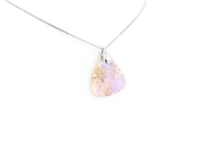 Pendentif Opale Bois Fossile 7 La Taillerie