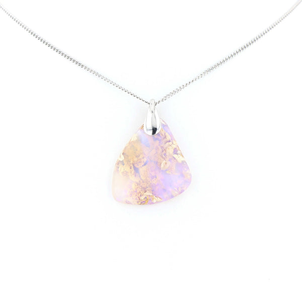 Pendentif Opale Bois Fossile 7 La Taillerie