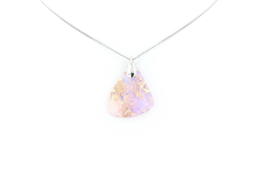 Pendentif Opale Bois Fossile 7 La Taillerie