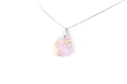 Pendentif Opale Bois Fossile 7 La Taillerie