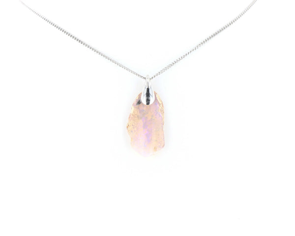 Pendentif Opale Bois Fossile 9 La Taillerie